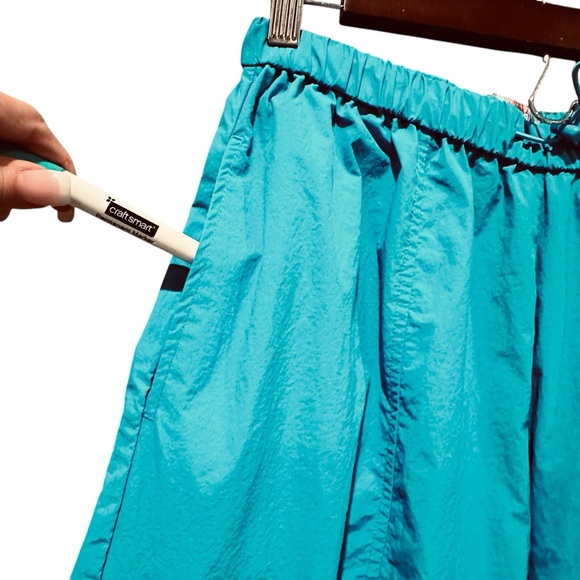 Urban Outfitters Jana Nylon Balloon High-Rise Cargo Pant Turquoise Women’s Small - Picture 7 of 10